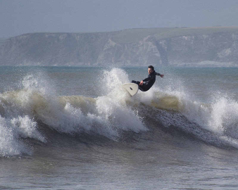 Michael Buxton Surfing South Devon